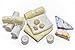naturebornbaby Bamboo Baby Towels with 2 Drool and Ebook, 10 by 10 Inch