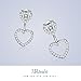 Jewelry Sterling Silver Love Hearts Studs J.Rosée 