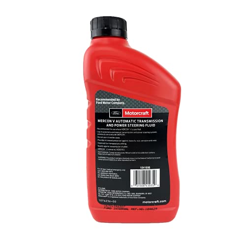 Motorcraft XT5QMC Mercon V Automatic Transmission Fluid Case of 12
