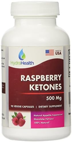 Raspberry Ketones - 100% Natural Weight Loss- 90 Capsules, 500 Mg, (Zero Fillers, Zero Binders, Zero Artificial Ingredients)