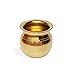 Hashcart Brass Pooja Lota, Kalash Lota for Festival Puja, Home Temple (2.2 Inch)