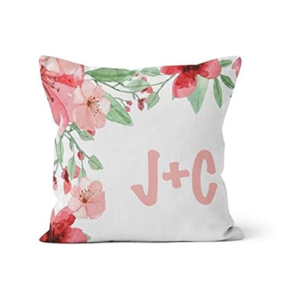 Amazon Com Pink Pastel Watercolor Floral Garden Custom Printed