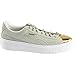 Puma Womens Suede Platform Gold Gold-Star White-Puma White Sneaker - 7