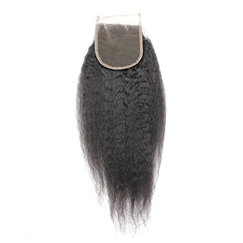 Forawme-Brazilian-Virgin-Human-Hair-Top-Closure-18-Inch-130-1B-4X4-inch-Kinky-Straight-Human-Hair-Pieces-Free-Part-Lace-Closure-With-Baby-Hair