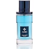 Azha Perfumes Ocean Breeze Eau De Parfum Men Spray 100ML (3.38 OZ) Arabian Perfume for Men Aromatic Fougere Notes Of Lemon, Mandarin And Musk, Long Lasting Perfume For Men, Luxurious Fragrance