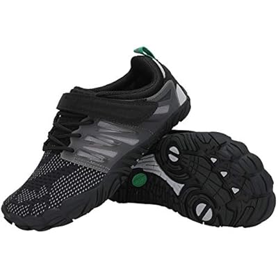 SAGUARO Kinder Barfussschuhe Jungen Aquaschuhe Mädchen Trekkingschuhe rutschfest Traillaufschuhe Atmungsaktiv Fitnessschuhe Outdoor Sportschuhe Schwarz B Gr.31 2 Schnorchelmasken 41Z49Tc0rjL. SS400 Obermaterial: Elastisches Mesh + 3D-Offsetdruck. Schnelltrockende und atmungsaktiv, nicht stickig.
Innenmaterial: Mesh + Wabenloch EVA - Elastisch, abnehmbar, atmungsaktiv, schnelltrocknend und weich.
Sohle: Gummi. Die Aqua Schuhe Sohle besteht aus hochwertigem Gummi Material, das rutschfest, verschleißfest und weich. Schützt die Füße vor Seeigel im Meer, scharfe