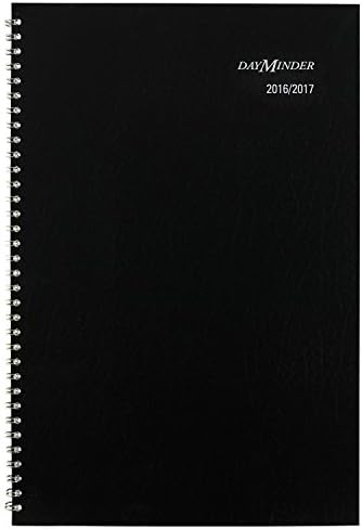 DayMinder Academic Year Monthly Planner, July 2016 - August 2017, 7-7/8"x11-7/8", Black (AY200)