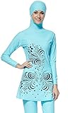 Ababalaya Womens' Islamic Swimming Hijab Swimwear