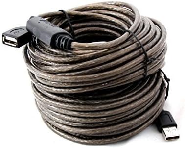 USB 2.0 Amplifier Extension Cable - A-Male to A-Female - 16 Feet (5 Meter)