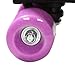 Mongoose Girl's Quad Roller Skates, Small, Black/Pink/White
