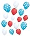 90shine 30 Pack Dr. Suess theme Latex Balloons - Baby Shower/Birthday/Cat Hat Party Supplies Decorations by Yen Jean