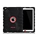 Honeycase Extreme-Duty Military Transformer Hybrid Shockproof & Drop Rresistance Anti-slip Soft Silicone Case Cover for iPad 2 / for iPad 3 / for iPad 4 (Black)