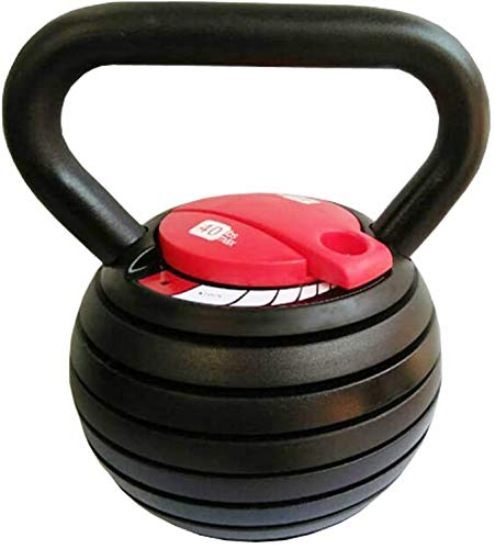 ilmobile 40lb Kettle Bells Weights Set, Kettlebell Adjustable Weights Set with Handle, Home Gym Weights for Men Women