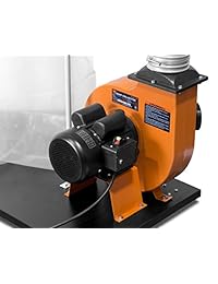 Wen 3403 1.500 CFM 16 amp 5 micron colector de polvo de carpintería con bolsa de recogida de 50 galones y Base móvil