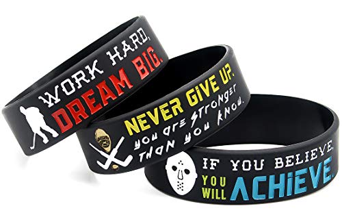 6-Pack-Motivational-Hockey-Wristbands-with-Sports-Quotes-Hockey-Gifts-Jewelry-Accessories-for-Hockey-Players-Team-Awards-Party-Favors-Unisex-for-Men-Women-Youth-Teen-Girls-Boys