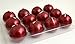 Biedermann & Sons Red Ball Candles – Decorative Metallic Novelty Candles – Set of 12, 1.5-Inch