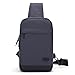 TINYAT T602 Simplicity Sling Bag Chest Pack Casual Crossbody Travel Shoulder Bag for Women/Men T602, Grey