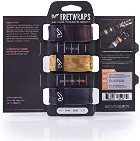 Gruv Gear FretWraps 3-Pack"Wood" Guitar String Muters, Wood Print, Medium