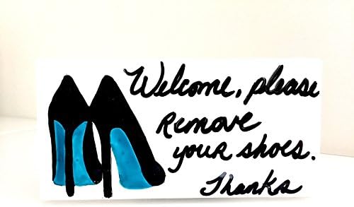"Remove your Shoes" Ceramic Door Sign