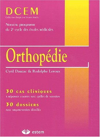 OrthopÃ©die. (French Edition) by (Paperback)