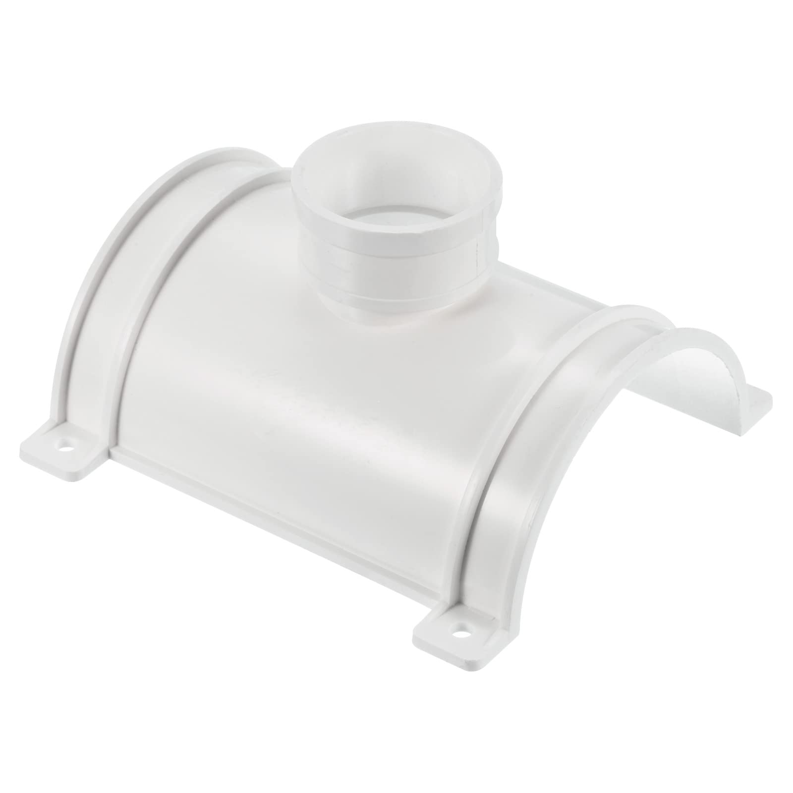 PATIKIL 110x50mm ID PVC Pipe 3-Way Saddle Tee Kit, 1 Pack Fitting Tube Connector Adapter Junction for Garden Irrigation