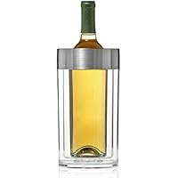 Wine Enthusiast Double Walled Iceless Wine Bottle Chiller
