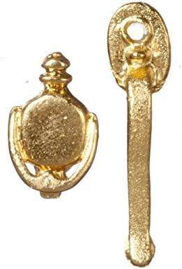 Dollhouse Miniature Door Handle and Door Knocker #CLA05602