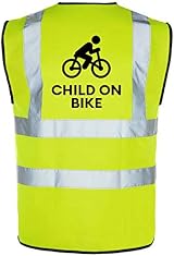 The World Of Wall Art Personalised Reflective Hi-Vis Safety Vest Small view 6