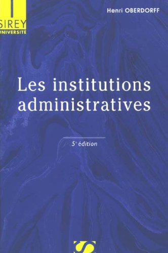 Les  institutions administratives