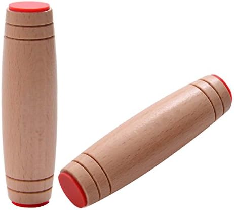 Amazing Desk Toy Tabletop Toy Rolling Stick Toy Anxiety Release for Office Easy to Flip Roll Made of Beech Desktop Hand Toy