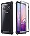 i-Blason Ares Series Designed for Samsung Galaxy S10 Case Full-Body Rugged Clear Bumper Case with Built-in Screen Protector for Galaxy S10 2019 [NOT Compatible with Fingerprint Sensor] (Black)