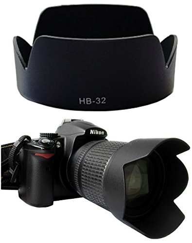 Generic HB-32 Lens Hood for Nikon 18-140mm ED VR, 18-135mm  IF-ED, 18-105mm ED VR, 18-70mm IF-ED  Nikkor DX - Main Image