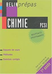 Chimie, PCSI