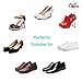 Heel Pads Heel Grips for Prevent Blister Relief Heel Pain, High Heel Inserts for Heels Rubbing,Ball of Foot Insoles,Back of Heel Cushion Heel Liner for Women and Men Shoes Too Big (Clear)