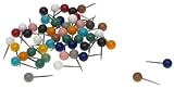 Map Pins Assorted Colors Box 50