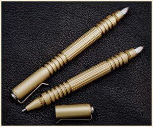 Hinderer Knives Investigator Pen Brass