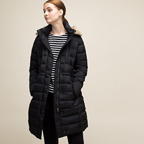 Amazon エーグル Aigle Wwrフーデッドロングダウンジャケット Noir M コート ジャケット 通販