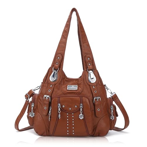 Angel Kiss Purses for Women Soft PU Leather Large
