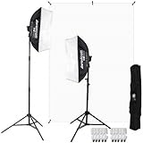 Westcott D5 2-Light Video Blogging Kit with X-DropTM Stand & White Backdrop