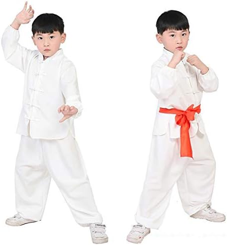 asdxz Kids Martial Arts Uniforms Wushu Tai Chi Costume Performance Costume