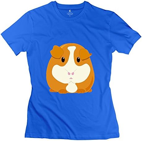 Onlyprint Women's Cute Guinea Pig T-Shirt Size XL US RoyalBlue