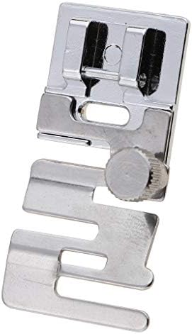 P Prettyia Sewing Machine Elastic Cord Band Presser Foot Accessories for Brother Singer Silver Metal