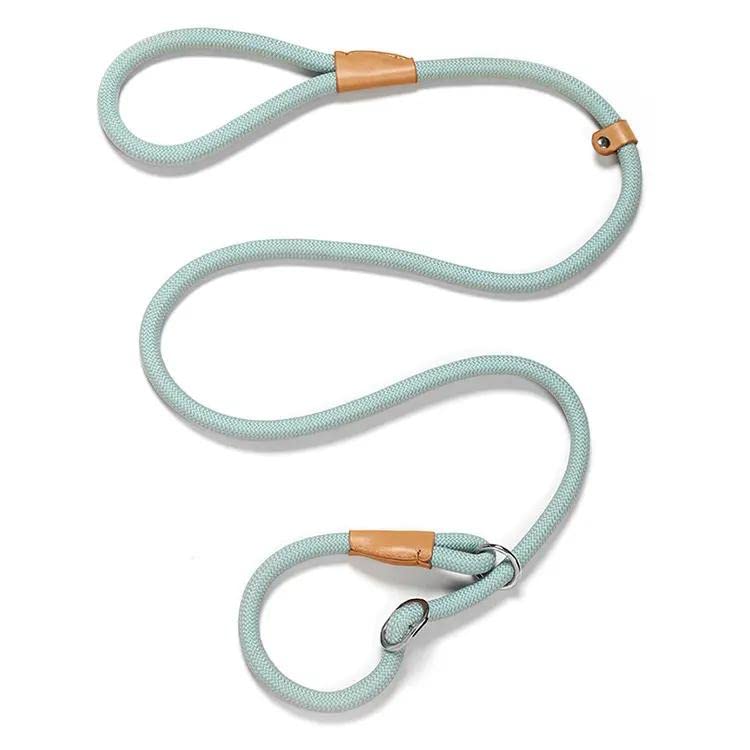 The Smug Dog Slip Leash for Dogs – 150cm Training Dog Lead | No-Pull, No-Choke Slip Rope Lead for Medium & Large Dogs | Durable Nylon Design | Smug Blue