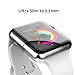 Apple Watch 42mm Series 3 / Series 2 Case, NSR New Design Slim PC Hard Screen Protector Cover Case for iWatch Series 3 / Series 2 42mm - Clear