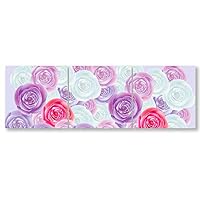 signwin-3 Piece Canvas Wall Art-Romantic Flower-Canvas Prints Home Artwork Decoration for Living Room,Bedroom - 12