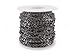CleverDelights 3x4mm Cable Chain - Gunmetal Color - 30 Feet