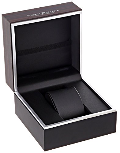 MAURICE-LACROIX-Schweizer-Automatikuhr-Pontos-DayDate-PT6158-SS001-23E-1Herren-Armbanduhr-Leder-Edelstahl-analog-5-bar-Swiss-Made