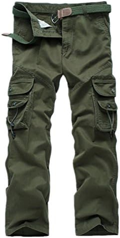Yollmart Men's Loose Casual Outdoors Military Active Cargo Work Pant