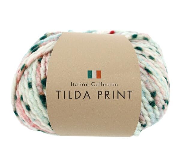 Photo 1 of ???? Fall/Winter Yarn: Tilda Print - col.3 - Italian Collection - 100% Wool, 79 Yards