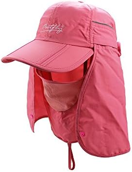 Unisex 360 Degree UV50+ Sun Protection Hat Quick-drying Outdoor Garden Cap with Reflective Strip Visible in Night